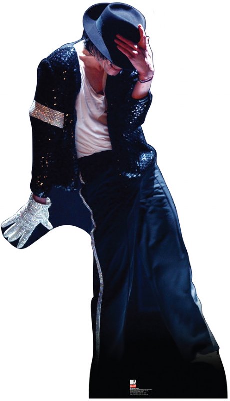 Запоминающаяся 3D-моделька Майкла Джексона в картонной - это настоящий произведение искусства в мире фигурок
